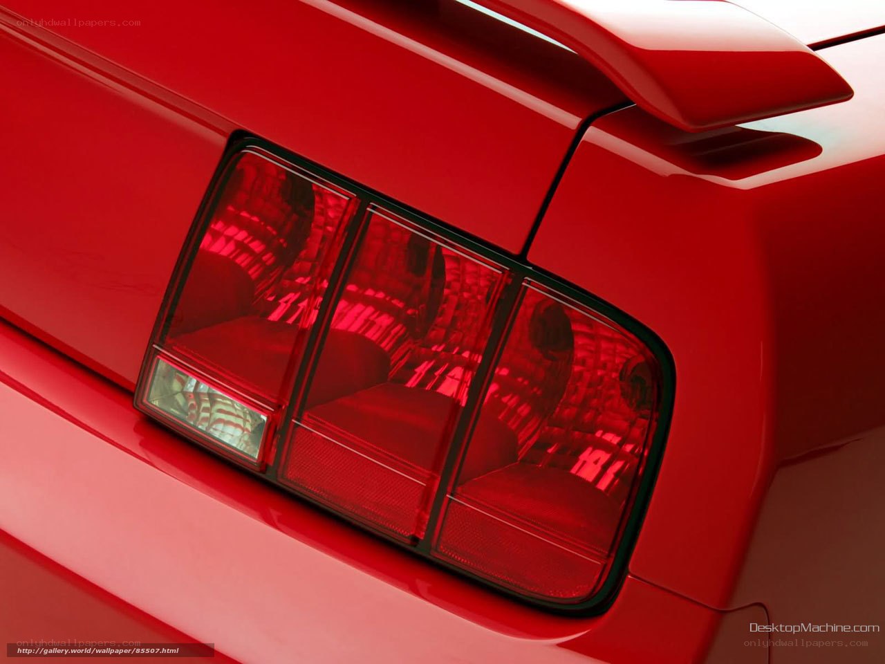 red car taillight close-up