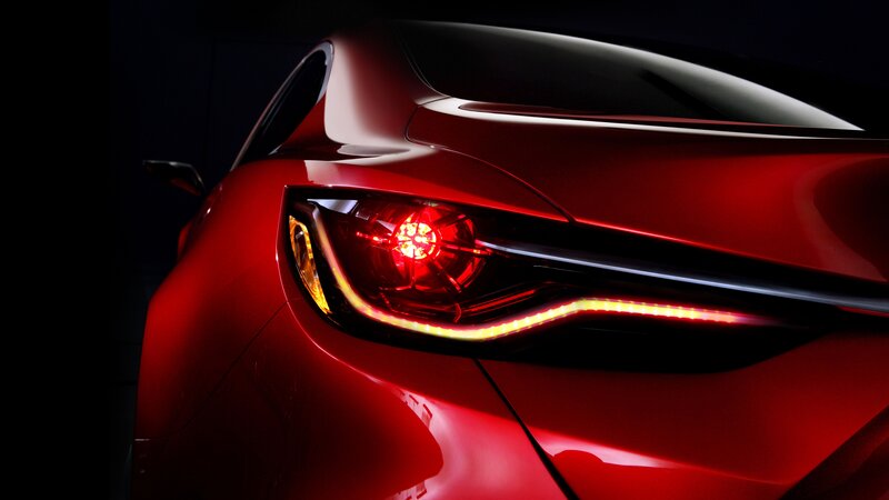 red car taillight design