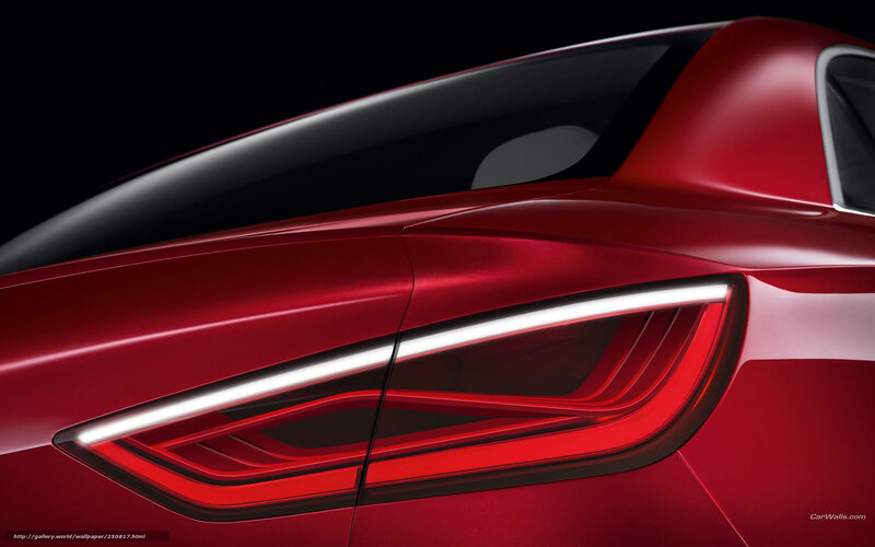 Red car taillight design
