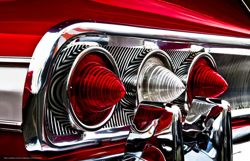 Red Car Taillights — Dramatic