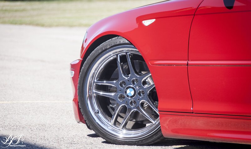 Red Car Wheel — Calm