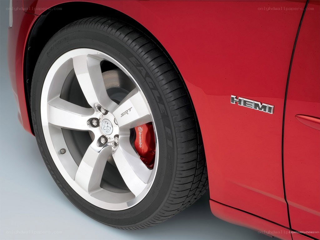red car wheel close-up