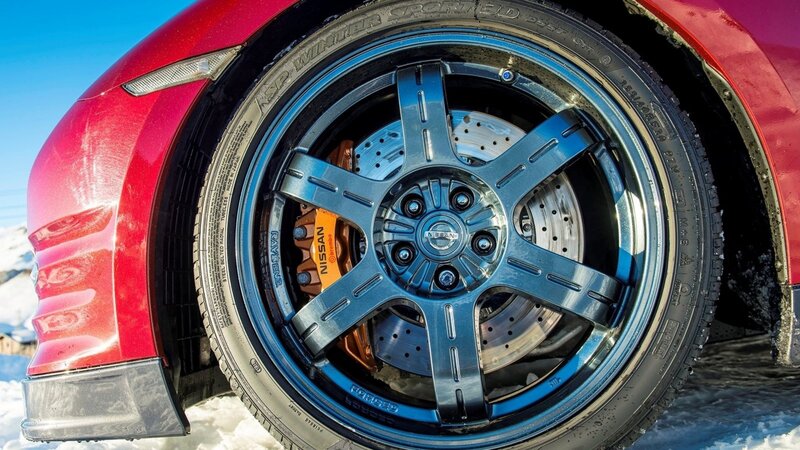 Red Car Wheel — Cold