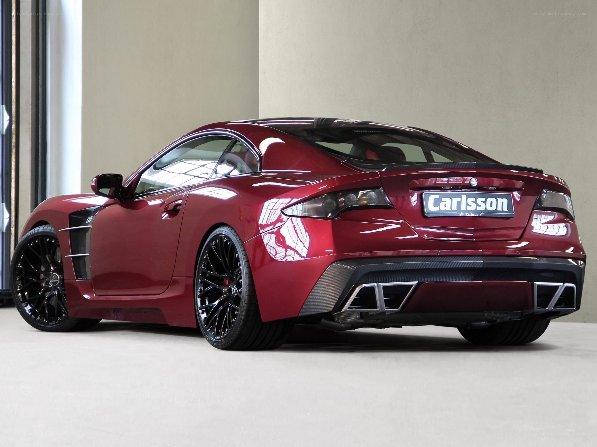 red car with Carlsson badge