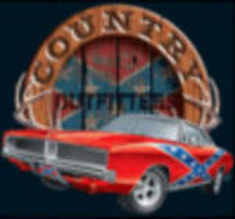 Red Car with Flag Design