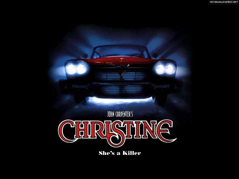Red Car with Headlights