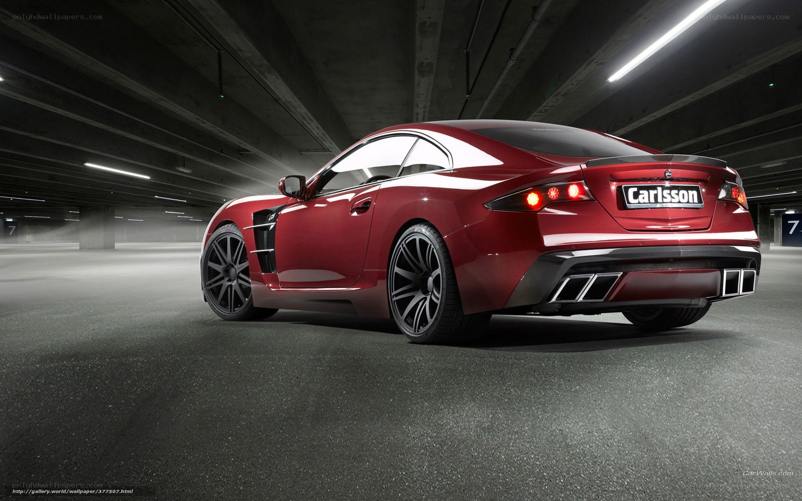 Red Carlsson sports car