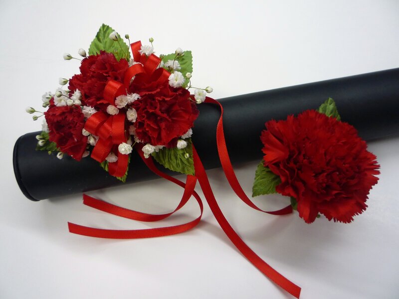 Red Carnation Corsage
