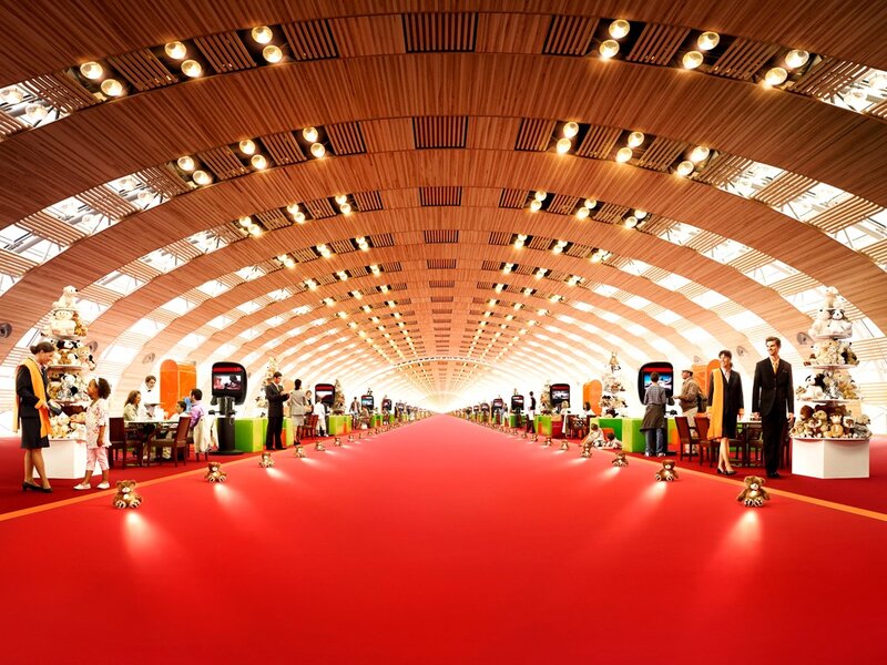 Red carpet event hall