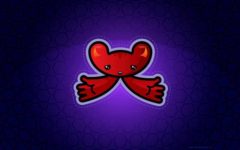 Red Cartoon Bear