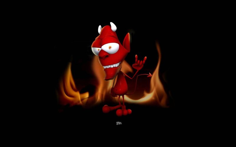 Red Cartoon Devil