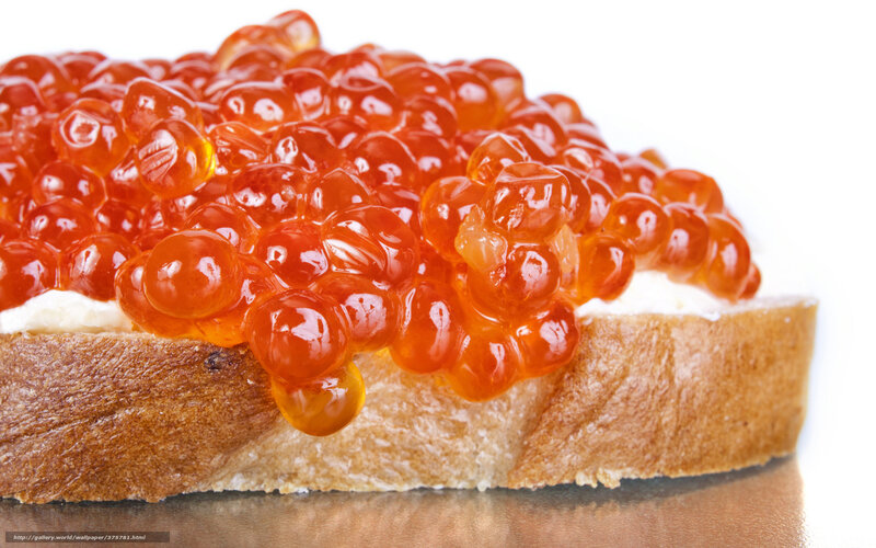 Red Caviar on Toast — Neutral