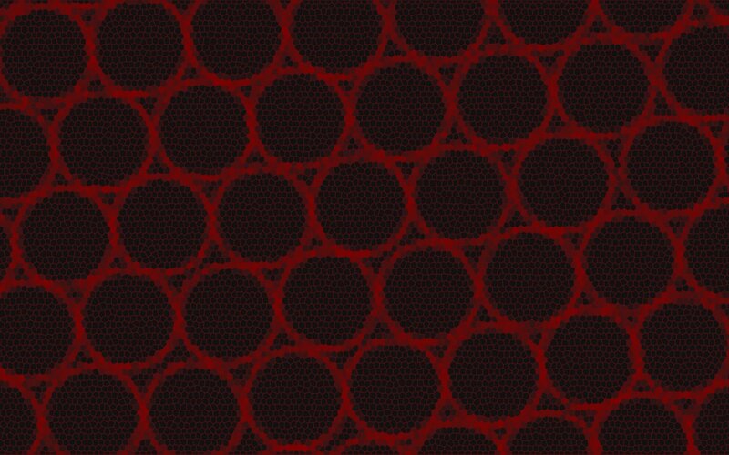 red cellular pattern background