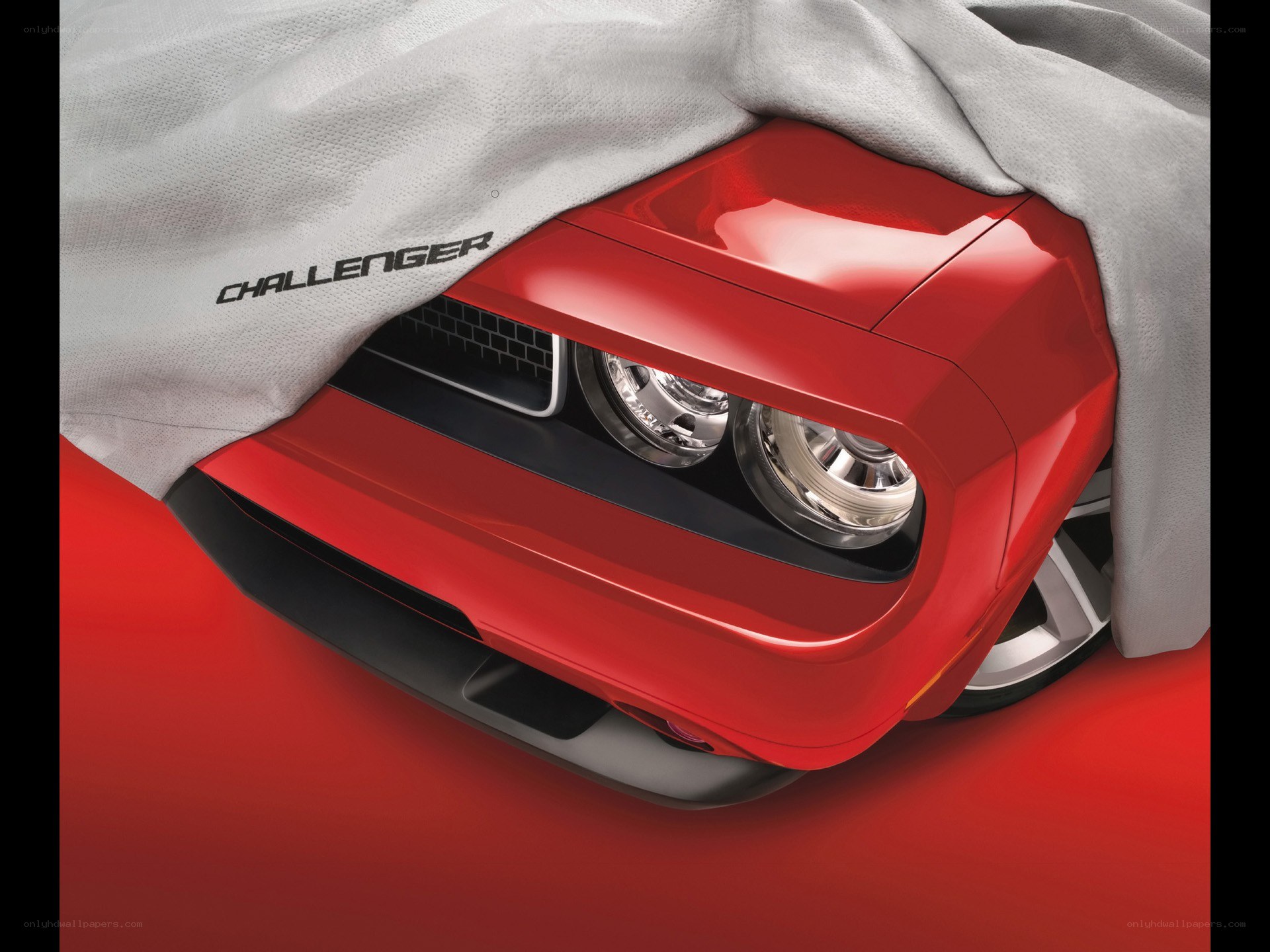 Red Challenger car reveal