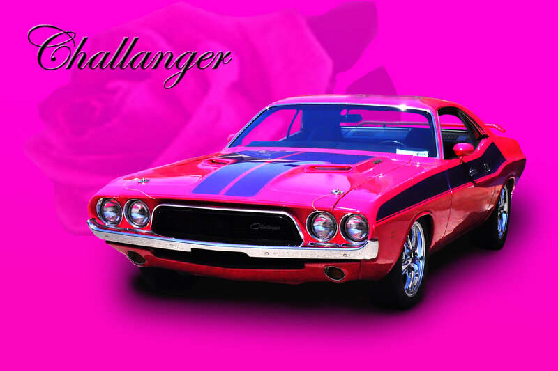 Red Challenger Car
