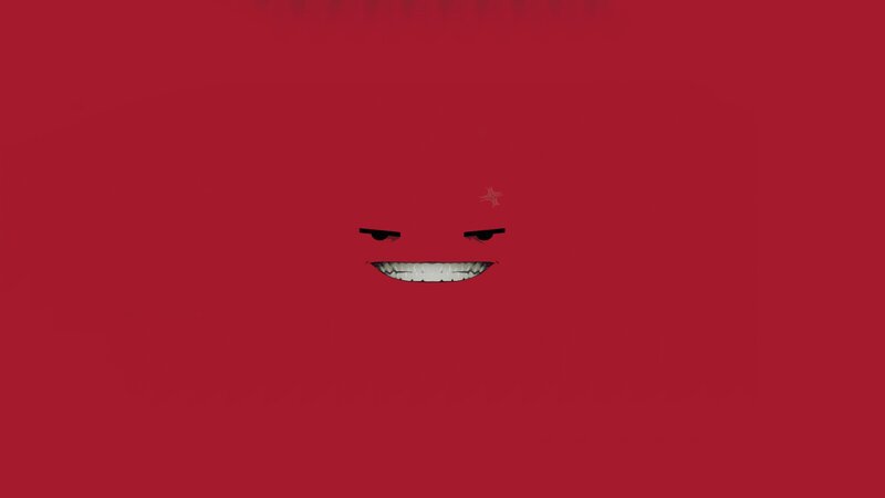 red character with angry face