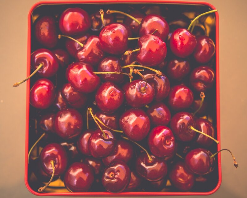 Red Cherries in a Tin