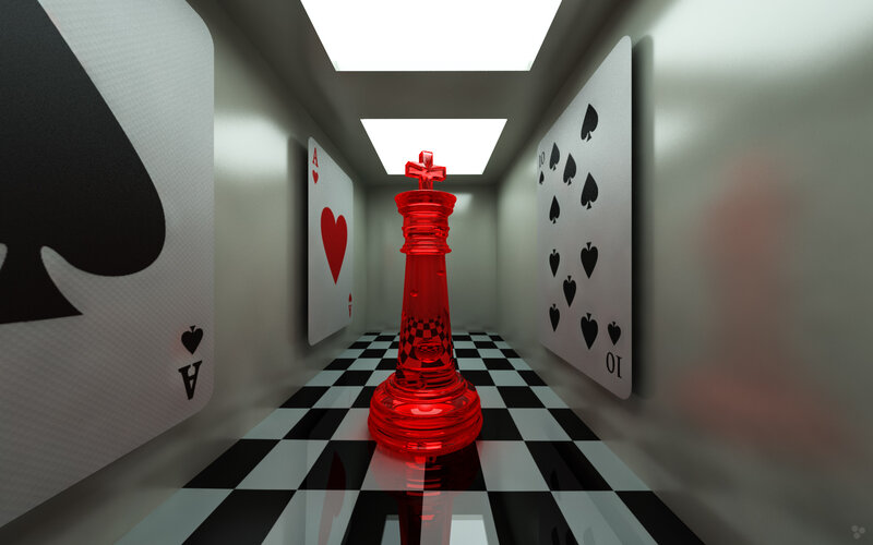 Red Chess King