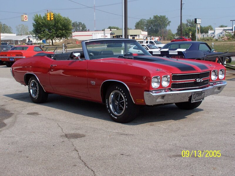 Red Chevelle SS Convertible