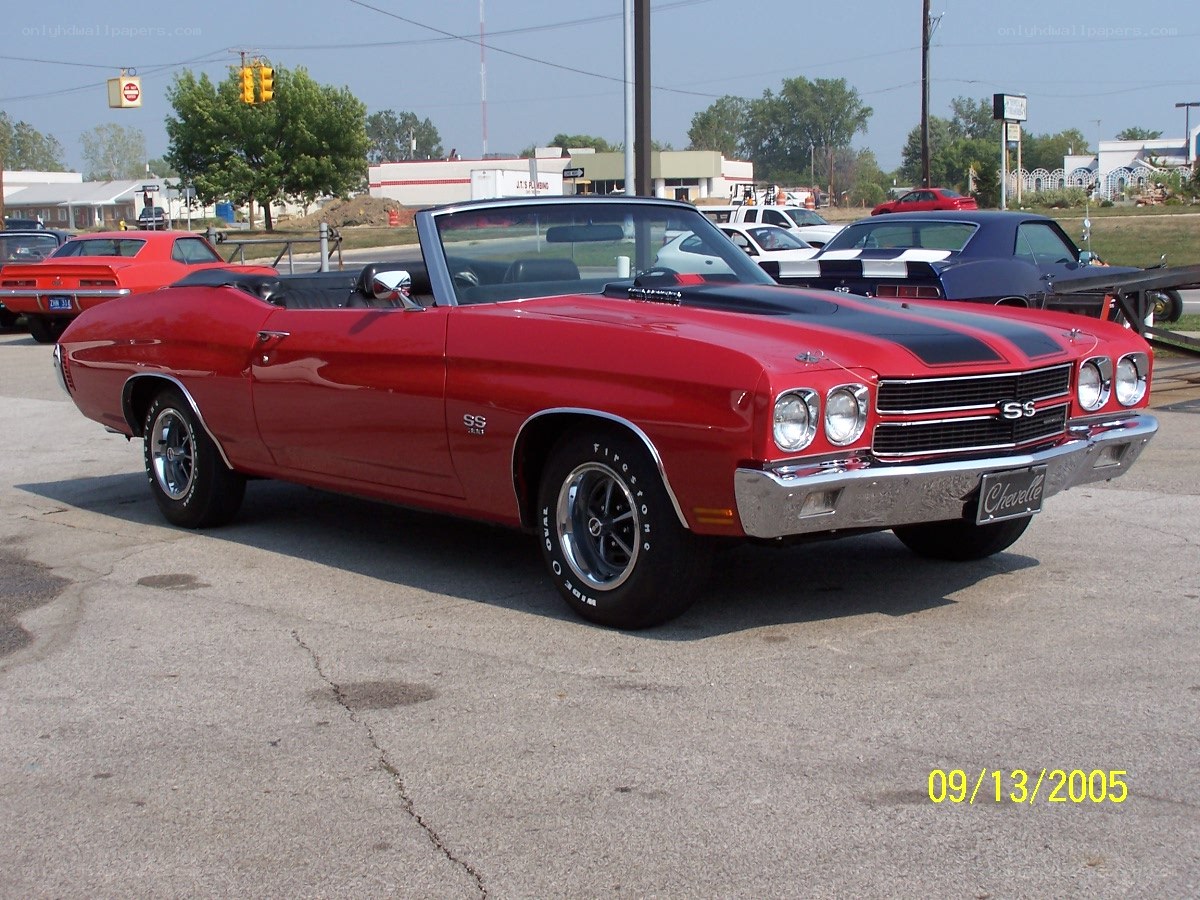 Red Chevelle SS Convertible