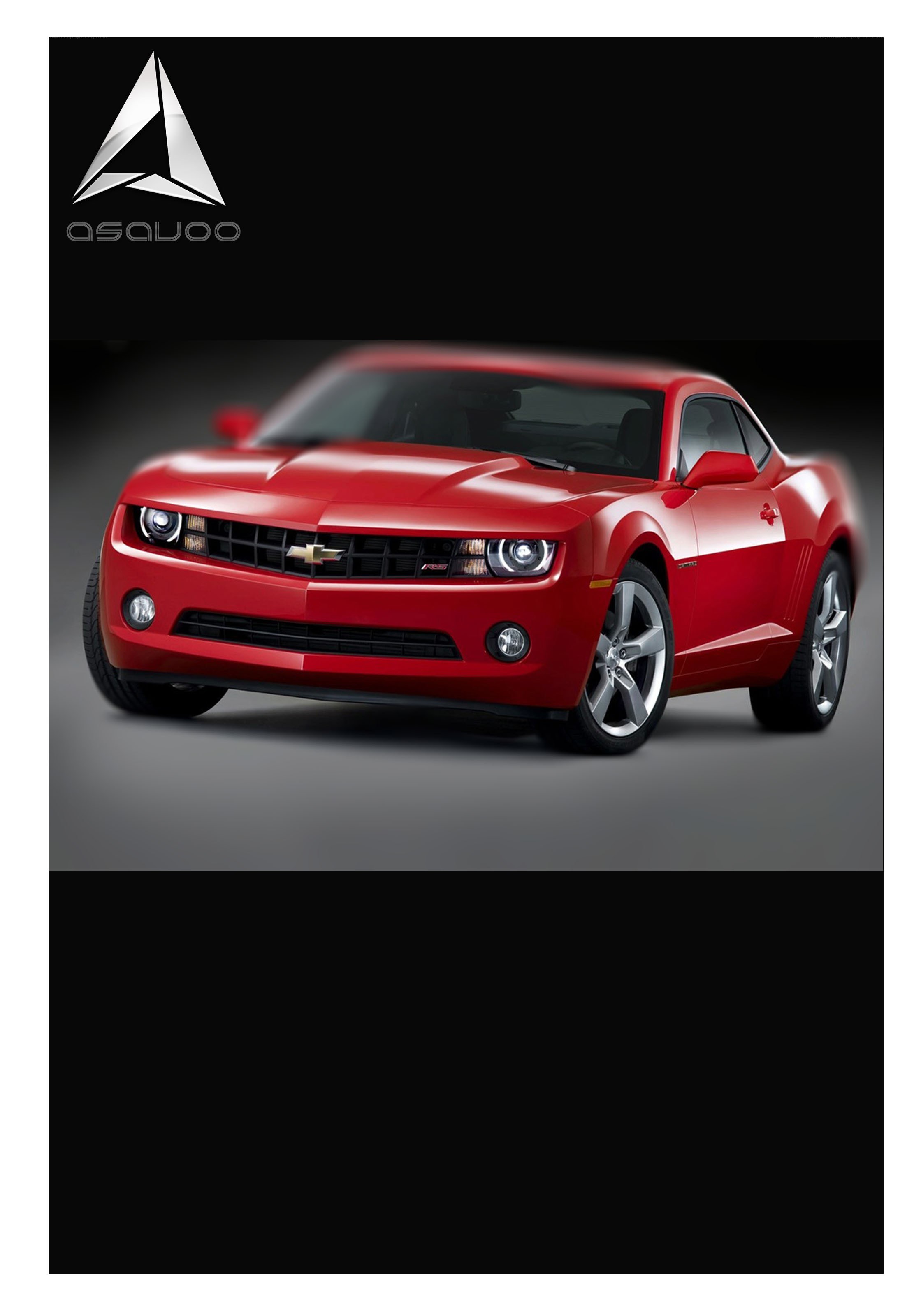 Red Chevrolet Camaro car