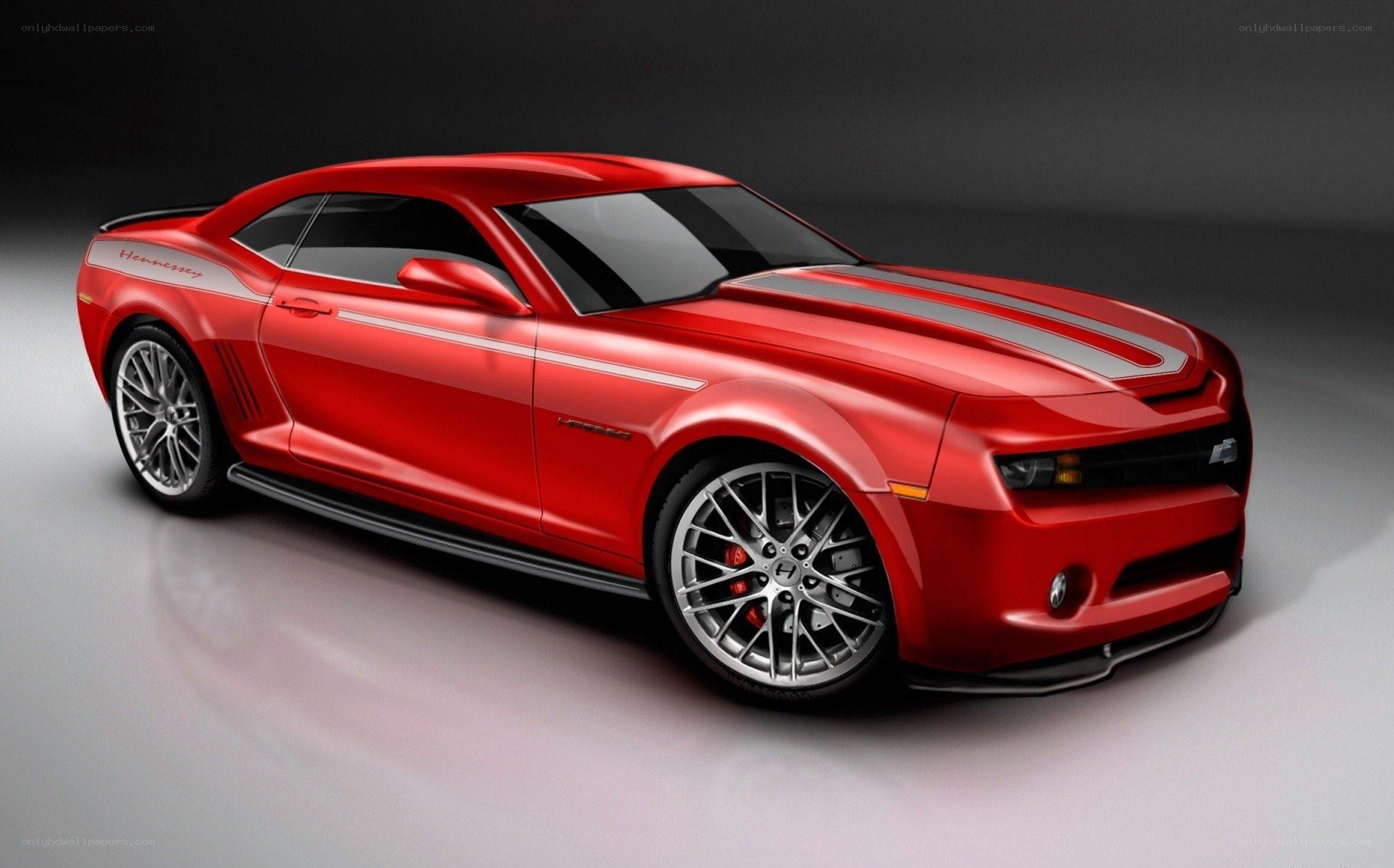 red chevrolet camaro concept