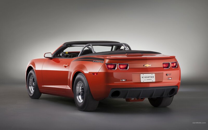 Red Chevrolet Camaro Copo