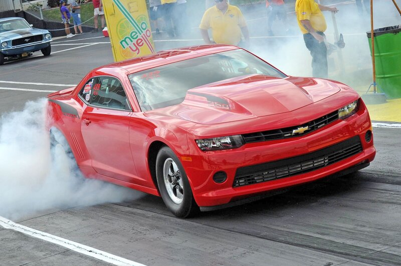 Red Chevrolet Camaro — Dramatic, Afternoon, Photograph, Smoke