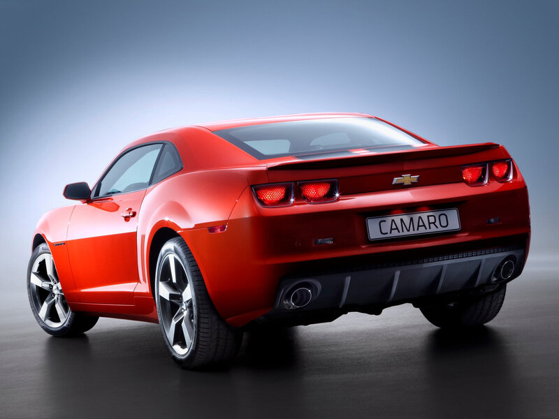 Red Chevrolet Camaro — Dramatic, Photograph, Car, Taillights
