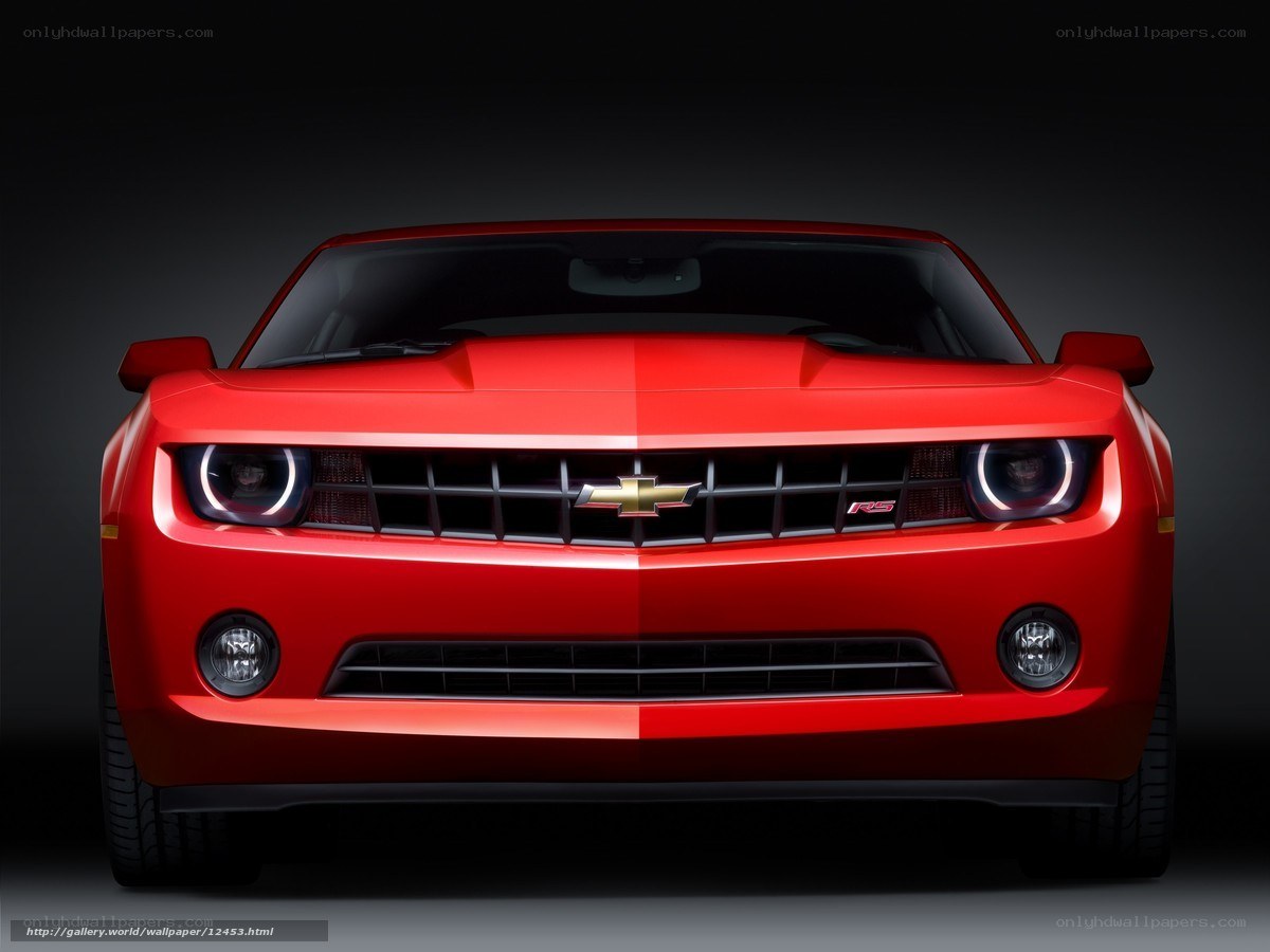 Red Chevrolet Camaro RS