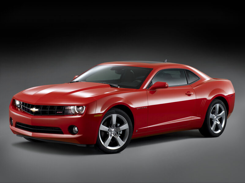 Red Chevrolet Camaro SS