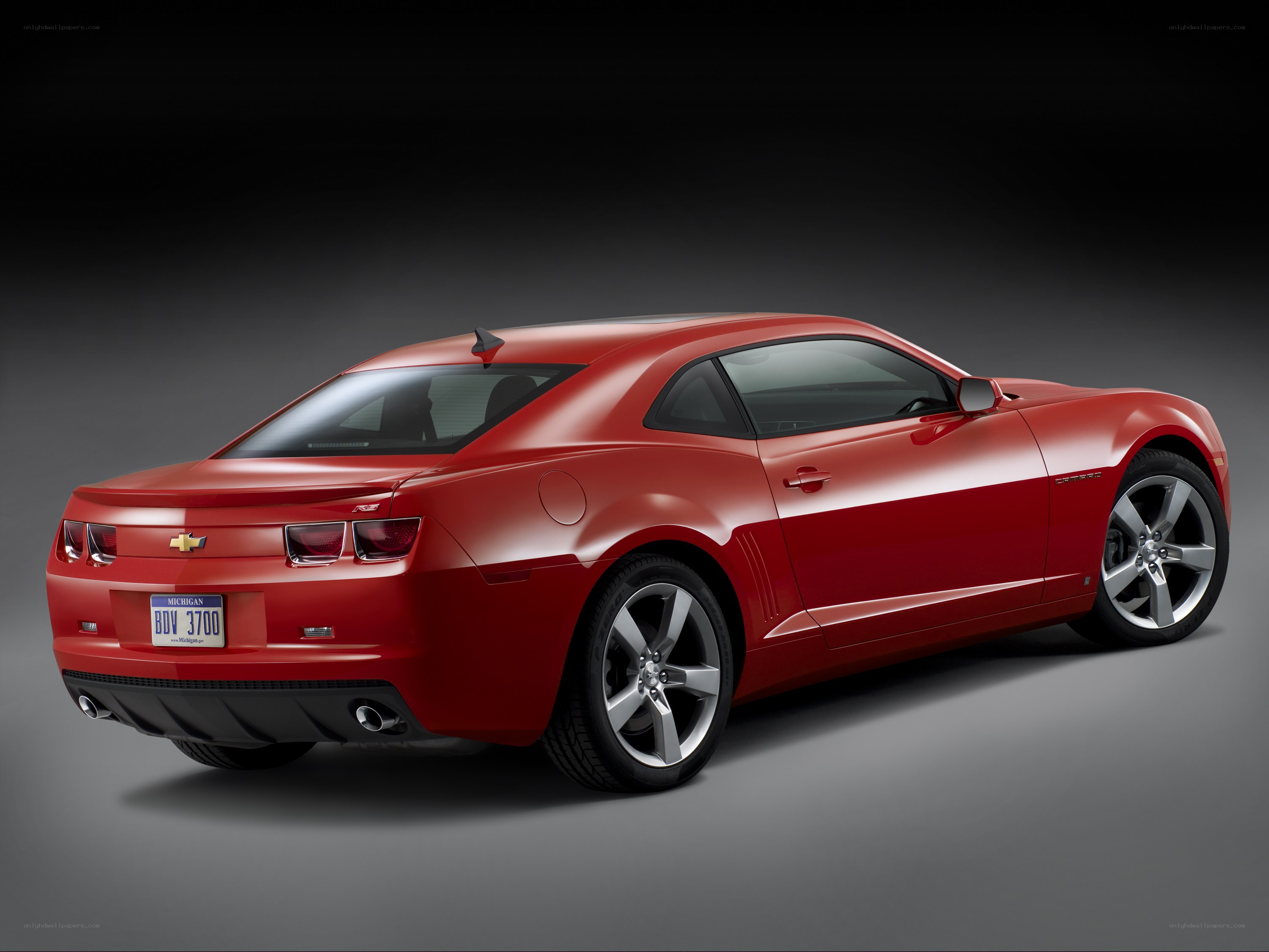 Red Chevrolet Camaro SS