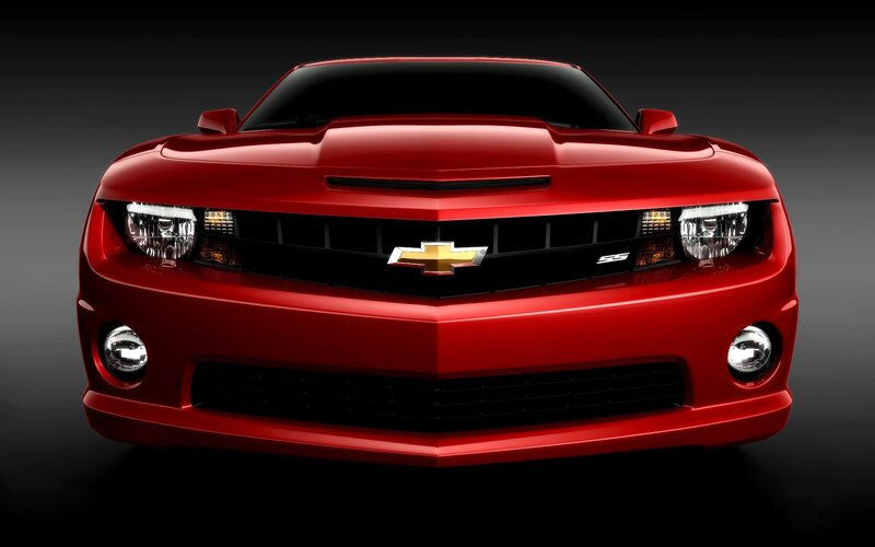 Red Chevrolet Camaro SS