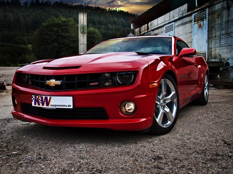 Red Chevrolet Camaro SS