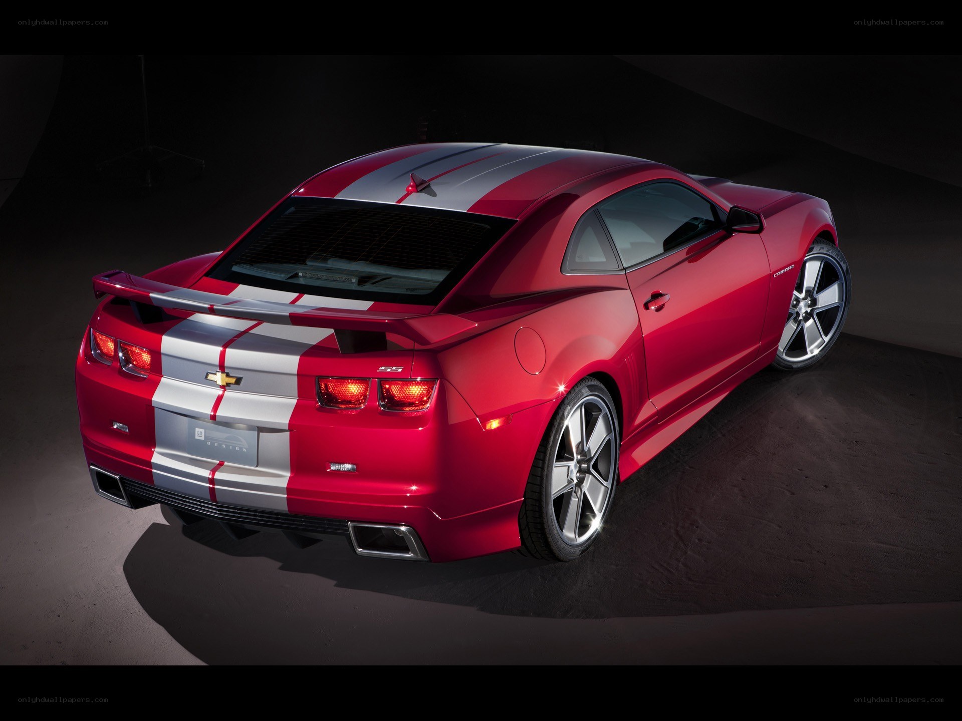 Red Chevrolet Camaro SS