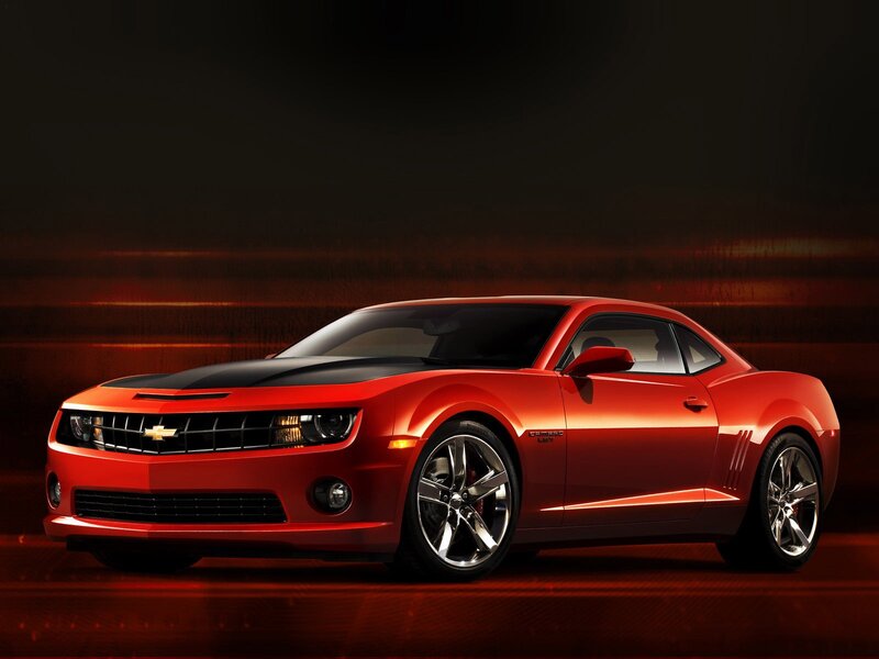 Red Chevrolet Camaro SS