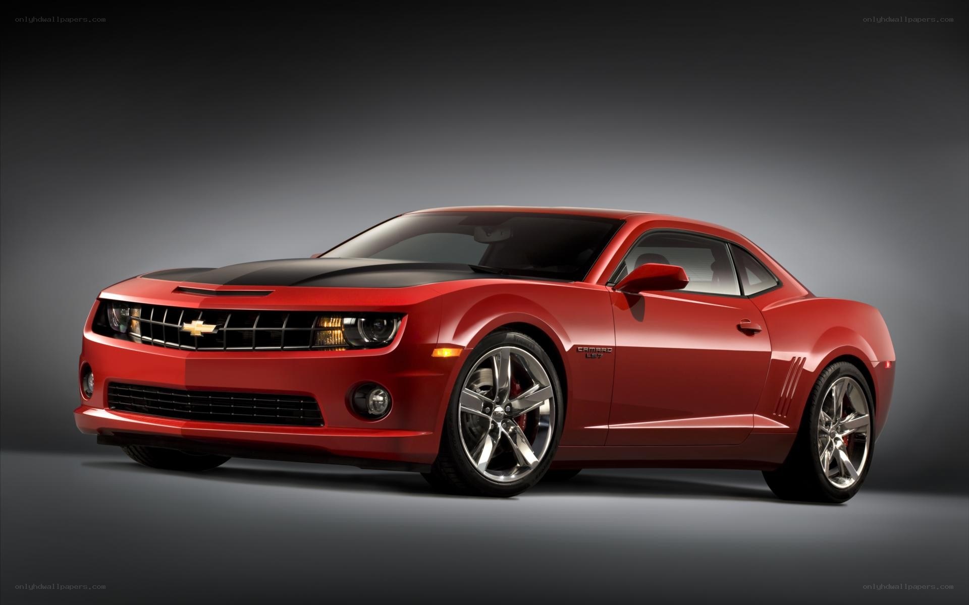 Red Chevrolet Camaro SS