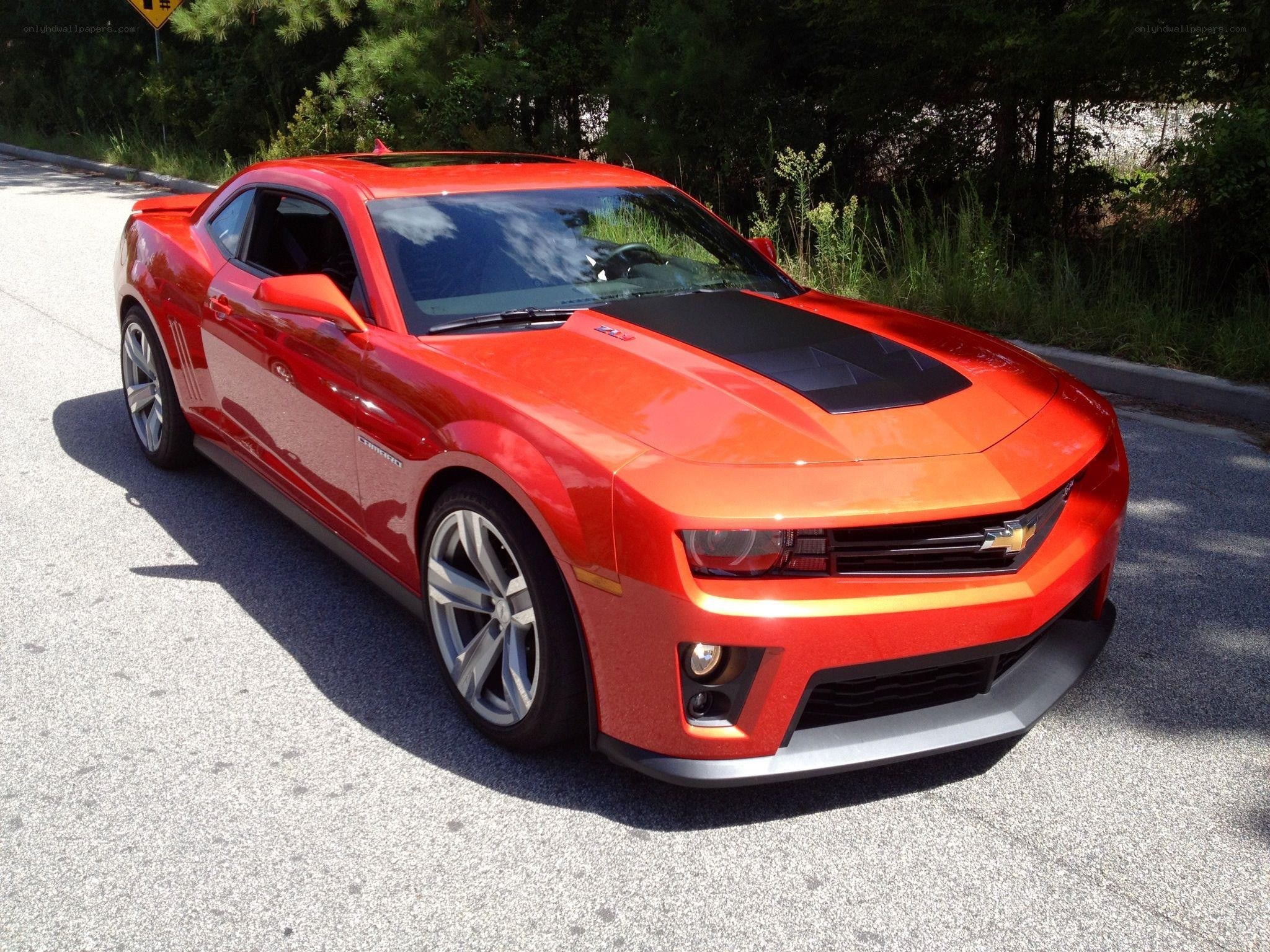 Red Chevrolet Camaro SS