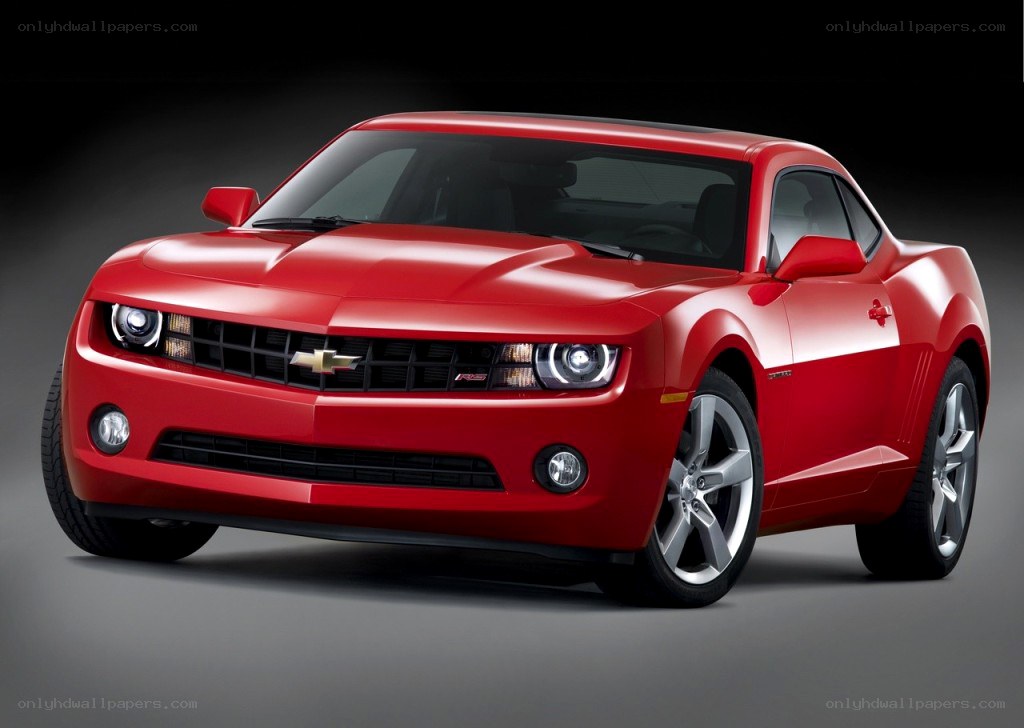 Red Chevrolet Camaro SS