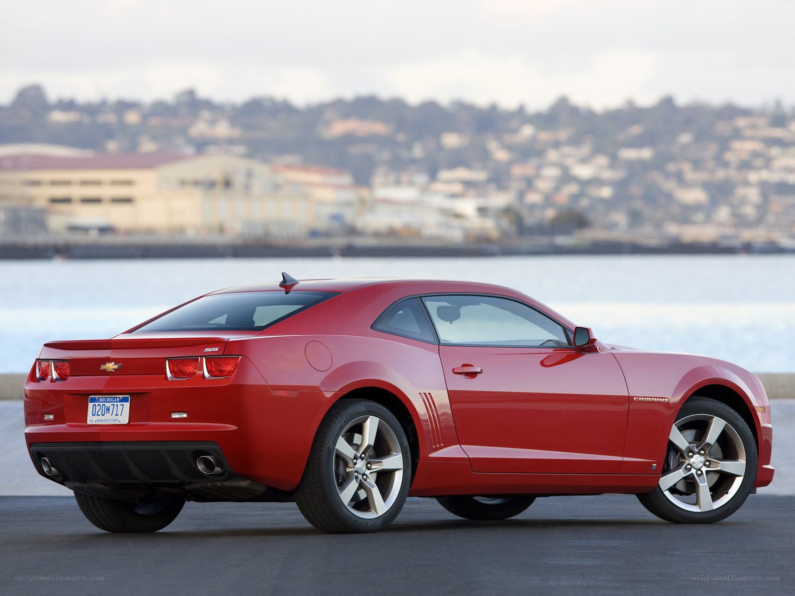 Red Chevrolet Camaro SS