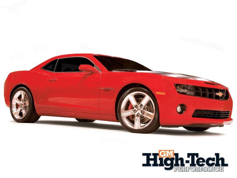 Red Chevrolet Camaro SS