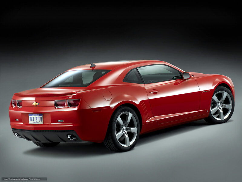 Red Chevrolet Camaro SS