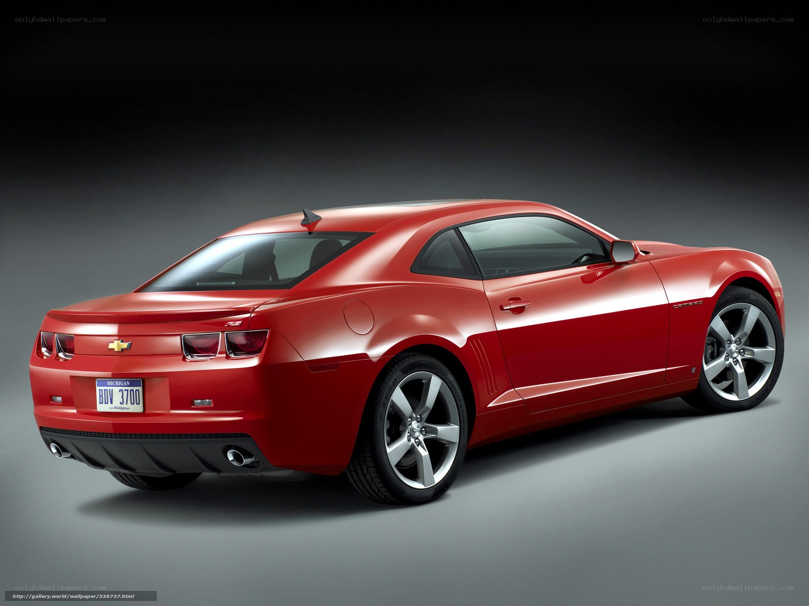 Red Chevrolet Camaro SS