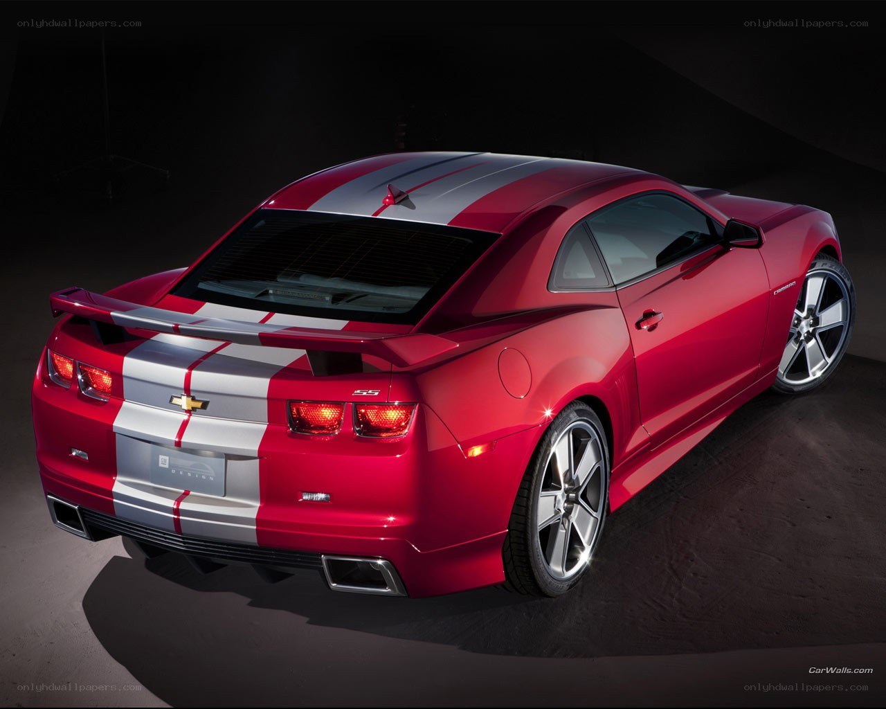 Red Chevrolet Camaro SS