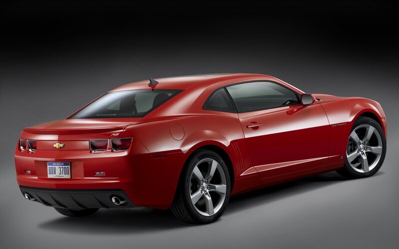 Red Chevrolet Camaro SS