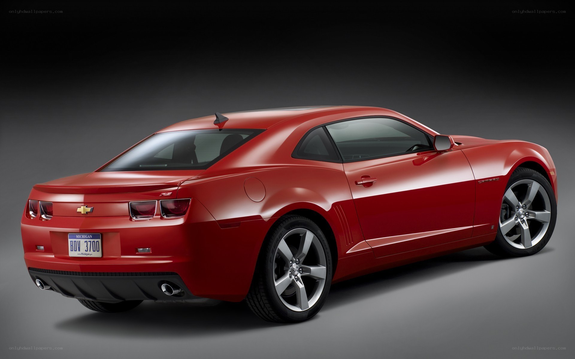 Red Chevrolet Camaro SS