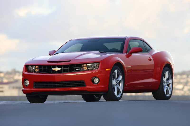 Red Chevrolet Camaro Ss — Dramatic, Afternoon
