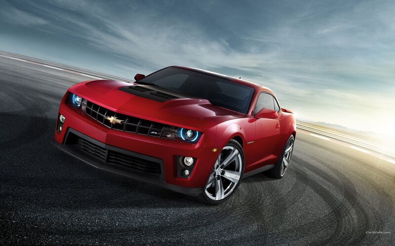 Red Chevrolet Camaro ZL1