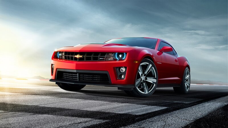 Red Chevrolet Camaro ZL1