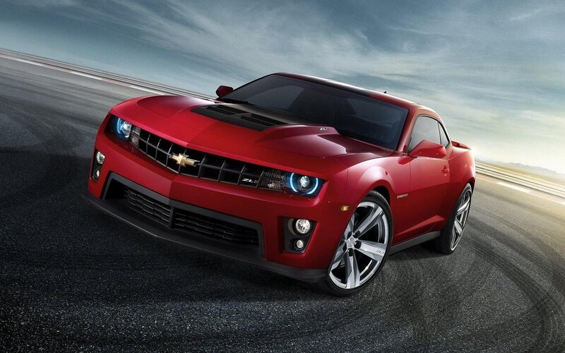 Red Chevrolet Camaro ZL1